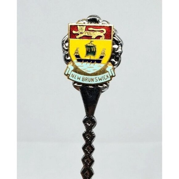 New Brunswick Mini Collectors Vintage Silver Rare Spoon Home Décor - Picture 2 of 9